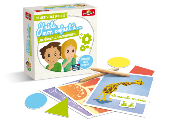 J’aide mon enfant à améliorer sa concentration - La boîte à jeux